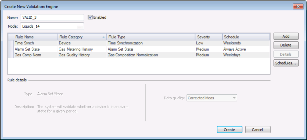Create New Validation Engine